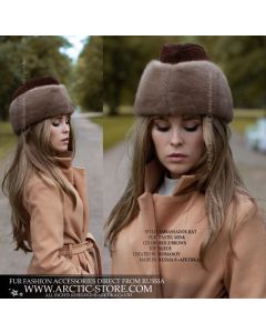 Ambassador hat, Pastel mink