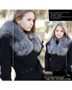 Classic collar, grey fox toned