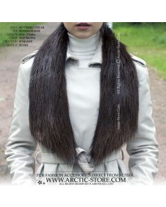 Reversible fur collar 95cm, Beaver