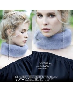 Neck collar - Choker, Sapphire mink