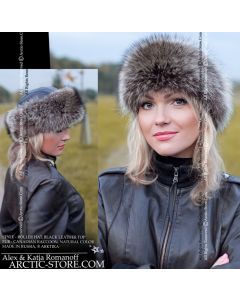 Roller fur hat, Raccoon Canadian