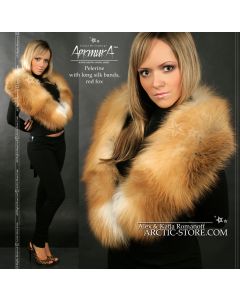 Round pelerine, gold fox