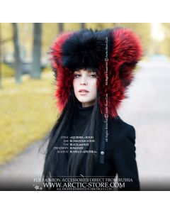 "Squirrel" Hat, Multicolor Raccoon