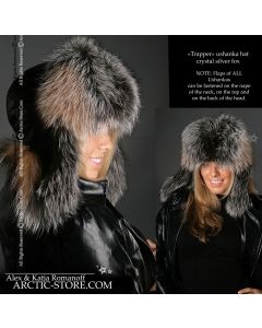 Trapper hat, Crystal Fox