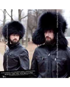 Siberian ushanka, Black raccoon