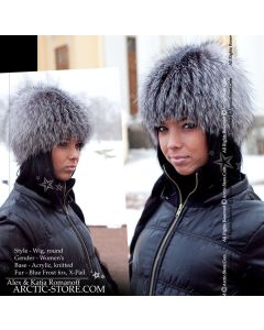 Fur wig, Blue Frost fox