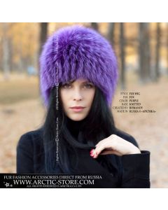 Fur wig, Purple fox