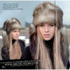 Fur hat with tails, stone marten