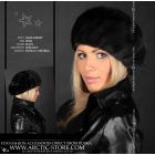 Beret, Black mink