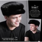 Flat cap, Black Mink