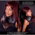 Neck collar - Choker, Silver fox