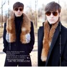 Men's collar 125cm, red fox