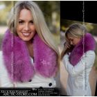 Classic collar, pink fox