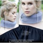 Neck collar - Choker, Sapphire mink