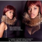 Neck collar - Choker, Russian raccoon