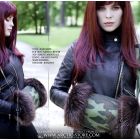 Hand muff Beaver - Forest Camouflage