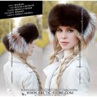Headband - Brown w/ L'or noir fox