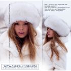 Roller fur hat, Polar fox