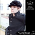 Newsboy cap, Black mink