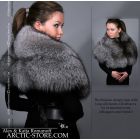 Royal cobra pelerine, silver/grey fox