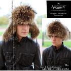 Men's Raccoon Fur Trapper Hat