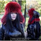 Trapper hat, Red Raccoon fur