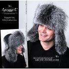 Trapper hat, Silver Fox