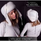 Trapper hat, Mink White