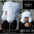 Siberian ushanka, White fox