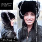 Wig - "Kazachok" Black Fox with stripes