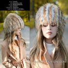 Fur wig, Raccoon & White fox