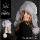 Zimushka with poms, polar fox