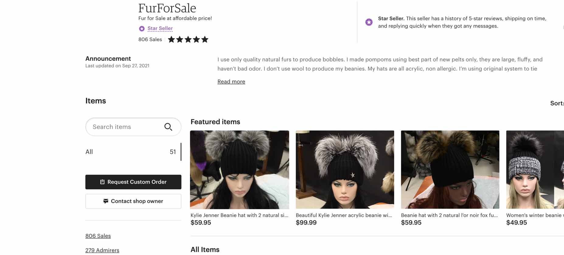 From Etsy to Arctic Store: The Journey of FurForSale